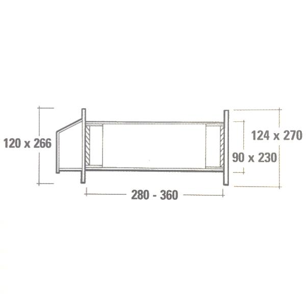 Draught Reducing 9" x 3" Vent Set