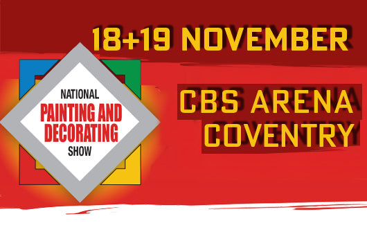 Come and see us at The Painting and Decorating Exhibition