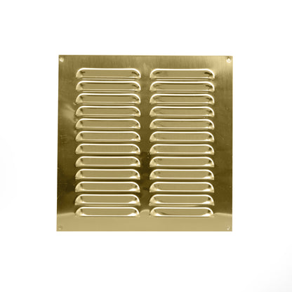 Surface Mounted Metal Louvre Vent - 9.5" x 9.5"