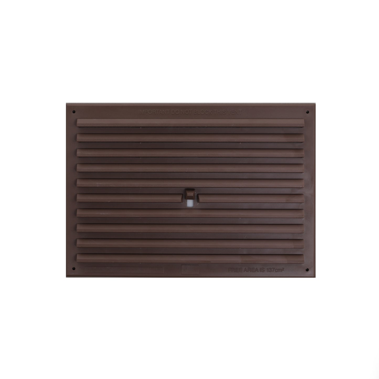 6" x 3" Surface Mounted Plastic Vent - Hit & Miss