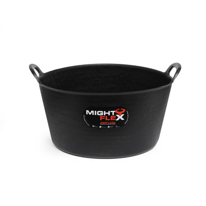 25Lt Medium Flexible Tub - Black