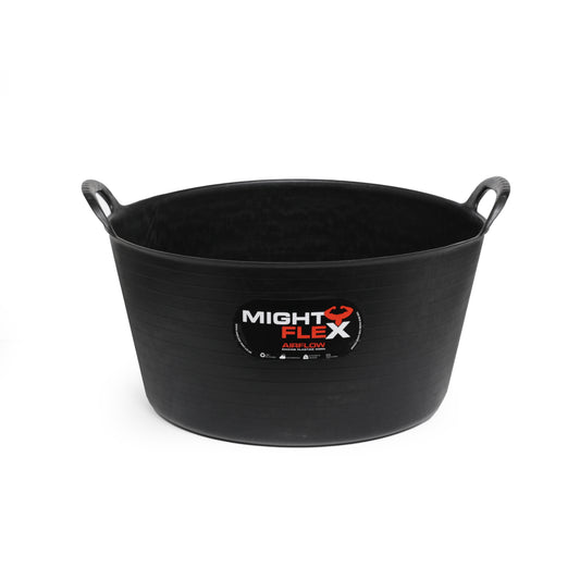 25Lt Medium Flexible Tub - Black