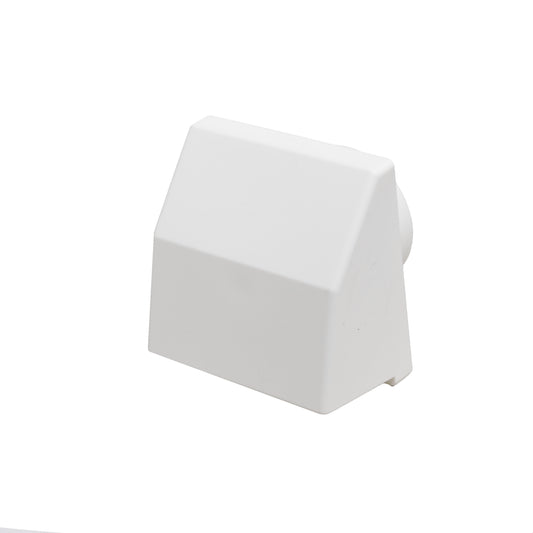 External Gravity Flap Terminal with Rectangular Spigot & Cowl