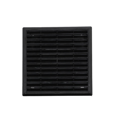 External Louvre Terminal (Square 150mm) with 4"/ 5" / 6" Diameter Spigot & Screen