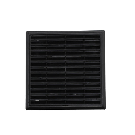External Louvre Terminal (Square 150mm) with 4"/ 5" / 6" Diameter Spigot & Screen