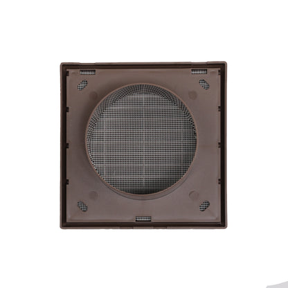 External Louvre Terminal (Square 150mm) with 4"/ 5" / 6" Diameter Spigot & Screen