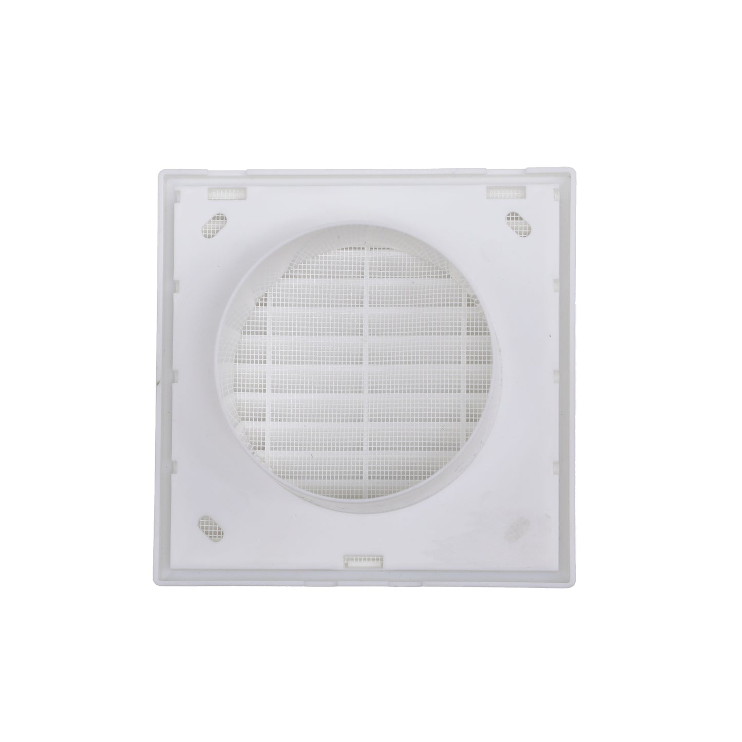 External Louvre Terminal (Square 150mm) with 4"/ 5" / 6" Diameter Spigot & Screen