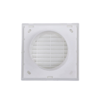 External Louvre Terminal (Square 150mm) with 4"/ 5" / 6" Diameter Spigot & Screen
